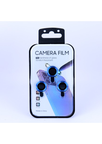 iPhone 11 Promax Metalik Lens Mavi