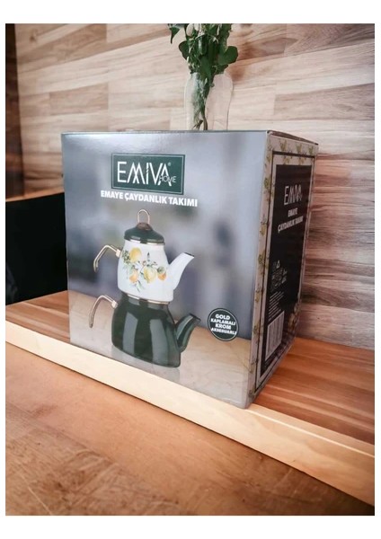 Emaye Çaydanlık Takımı