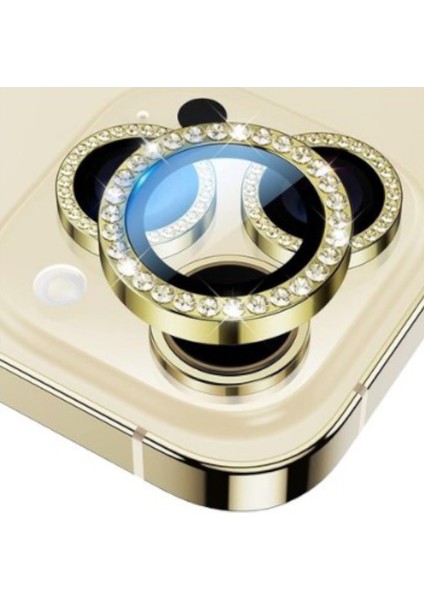 iPhone 15 Pro 15 Promax Dıamont Lens Altın modelleri