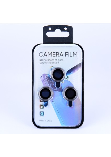 iPhone 12 Promax Metalik Lens Gri