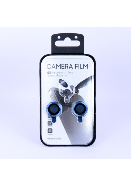 iPhone 13 13 Mini Metalik Lens Mavi