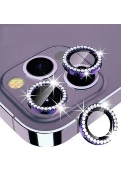 iPhone 14 Pro 14 Promax Dıamont Lens Mor