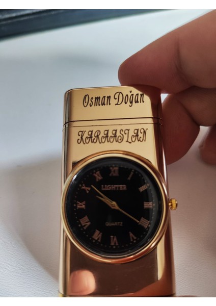 Çakmak Kişiye Özel Isim Yazılı ve Mdf Tasarım Kutulu No:53