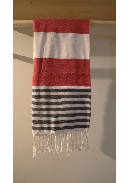 Aquatolıa Harput Peştemal - Pamuk- 100 x 180 cm- Peştemal- Plaj Havlusu- Çizgili Desen