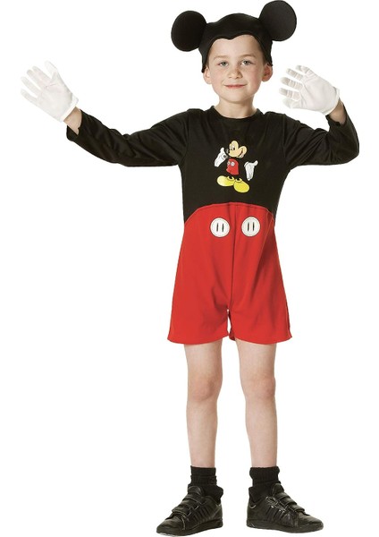 Mickey Mouse Klasik Çocuk Kostüm 5-6 Yaş