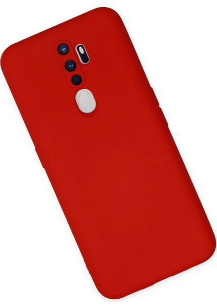Oppo A9 2020 Kılıf Nano Içi Kadife Silikon - Kırmızı 12