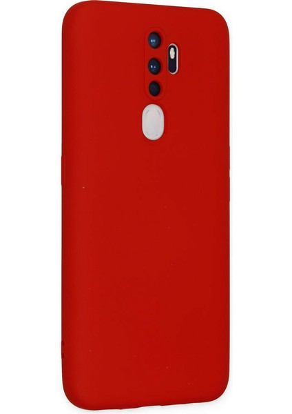 Oppo A9 2020 Kılıf Nano Içi Kadife Silikon - Kırmızı 12