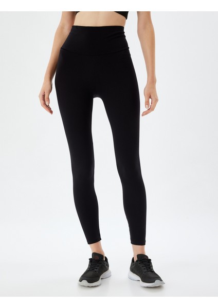 Basic Spor Tayt Yüksek Bel Skinny Fit