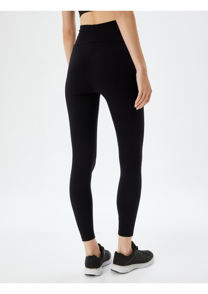 Basic Spor Tayt Yüksek Bel Skinny Fit