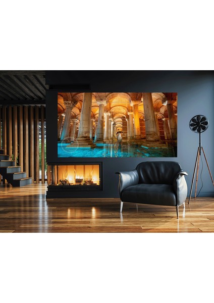 Modern Yerebatan Sarnıcı Istanbul Tarihi Sanat Özel Tasarım Kanvas Tablo fiyatları