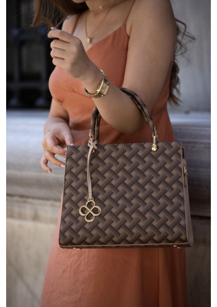 Desenli Deri Omuz ve El Modern Kadın Çanta fiyatları