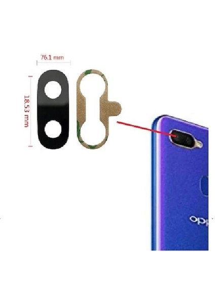 Oppo Ax7 İle Uyumlu Kamera Camı