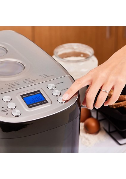 Ekmek Pişirme Reçel Yoğurt Yapma Makinesi 3 Farklı Pişirme Seviyesi 15 Otomatik Programlı Inox Gövdeli 1500 gr Kapasite 45 Tarifli Kitapçıklı fiyatları