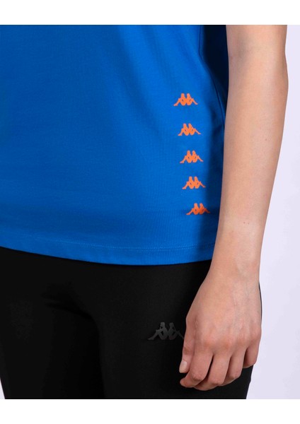 Survivor Woman Tank 2 Kadın Mavi-Turuncu Atlet