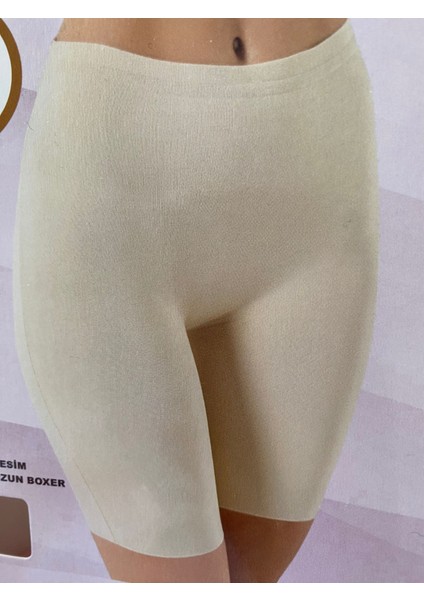 Lazer Kesim Toparlayıcı Uzun Kadın Boxer Iz Yapmaz Kaydırmaz Silikonlu