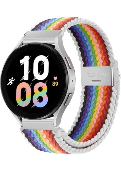 Honor Watch Gs Pro ile Uyumlu Likralı Örgü Flexible Kayış Akıllı Saat Kordonu 22MM
