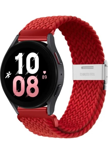 Honor Watch Gs Pro ile Uyumlu Likralı Örgü Flexible Kayış Akıllı Saat Kordonu 22MM