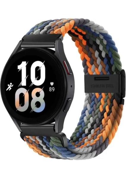 Huawei Watch Gt4 46MM Uyumlu Likralı Örgü Flexible Kayış Akıllı Saat Kordon 22MM