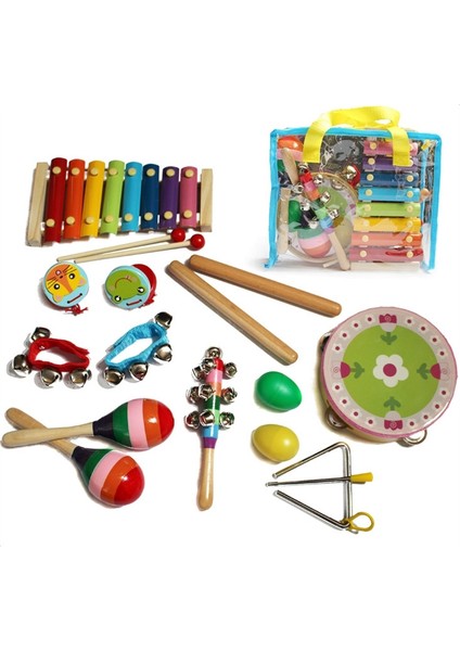 Gzplz-14 Pcs/set Çocuk Orff Perküsyon Oyun Seti (Yurt Dışından)