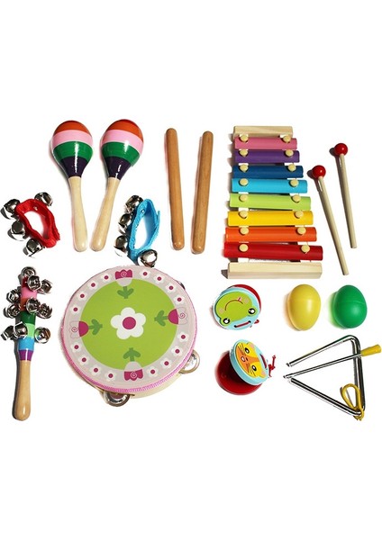 Gzplz-14 Pcs/set Çocuk Orff Perküsyon Oyun Seti (Yurt Dışından)