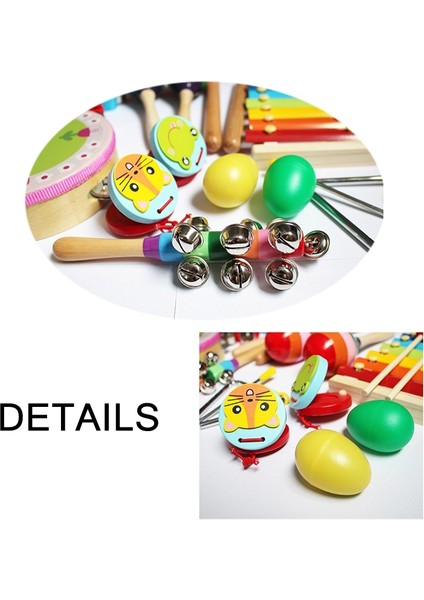 Gzplz-14 Pcs/set Çocuk Orff Perküsyon Oyun Seti (Yurt Dışından)