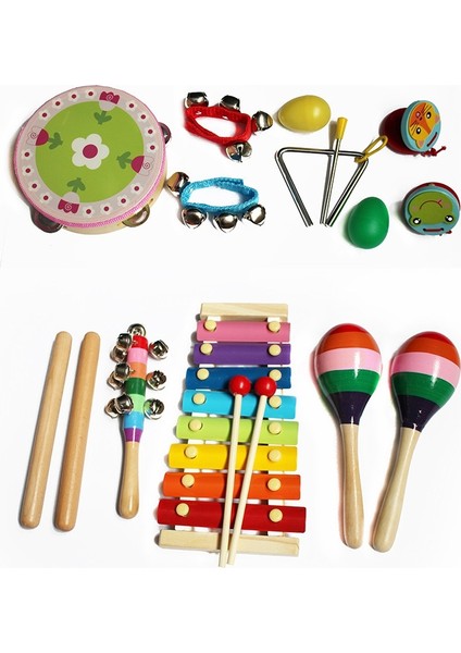 Gzplz-14 Pcs/set Çocuk Orff Perküsyon Oyun Seti (Yurt Dışından)