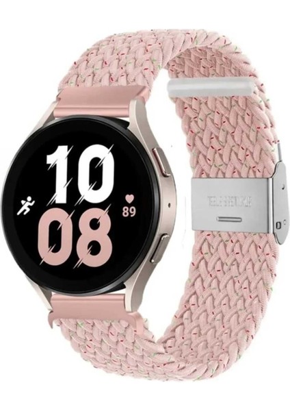 Honor Magic Watch 2 42 mm Uyumlu (20MM) Likralı Örgü Flexible Kayış Akıllı Saat Kordonu