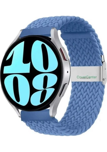 Garmin Forerunner 645/245 Music Uyumlu (20MM) Likralı Örgü Flexible Kayış Akıllı Saat Kordonu