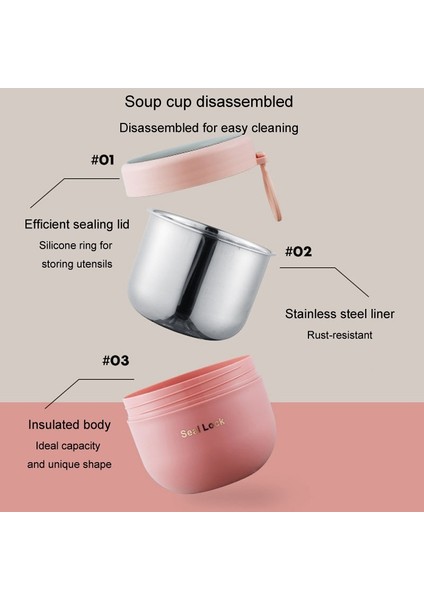 GZPLZ-304 Paslanmaz Çelik Yalıtımlı Çorba Kasesi 600ML (Yurt Dışından)