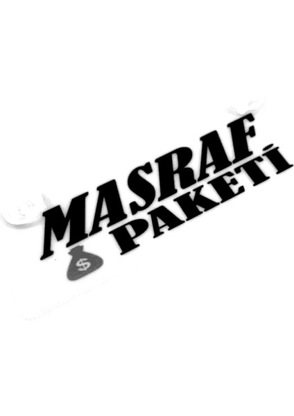 Masraf Paketi Yazılı Sök Tak Dekor Plaka