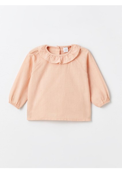 Baby Bebe Yaka Uzun Kollu Baskılı Kız Bebek Bluz ve Tayt 2'li Takım fiyatları