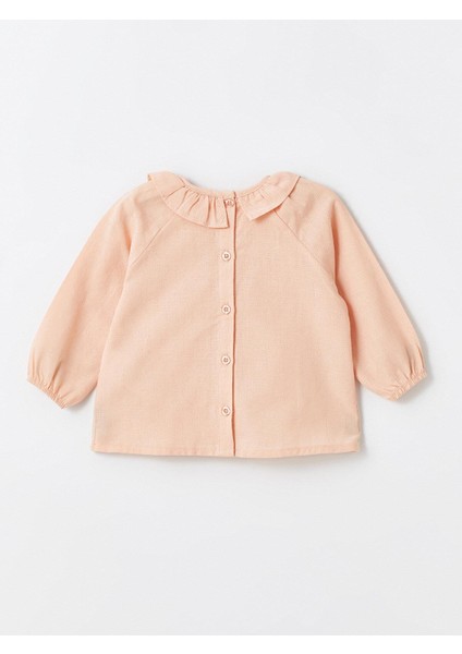 Baby Bebe Yaka Uzun Kollu Baskılı Kız Bebek Bluz ve Tayt 2'li Takım modelleri