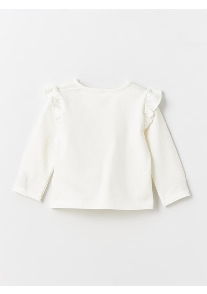 Baby Bisiklet Yaka Uzun Kollu Baskılı Kız Bebek Bluz ve Tayt Pantolon 2'li Takım modelleri