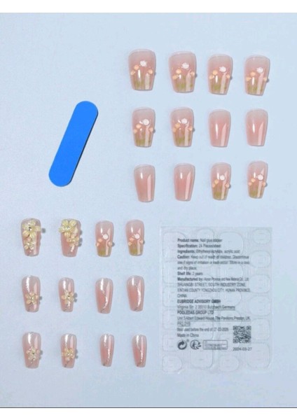 24 Lü Takma Tırnak Setleri modelleri