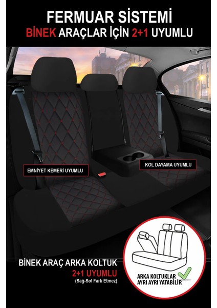 Skoda Octavia Elegance 1.4 Tsi 140 Greentech 2013 Uyumlu T-Design Lüks Oto Koltuk Kılıfı Taytüyü Kapitone