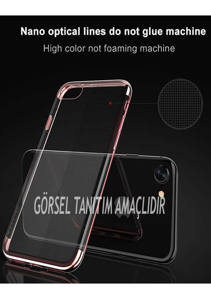 Apple iPhone 7 Plus Kılıf Uyumlu Kılıf Darbe Korumalı Arka Kısım Şeffaf ve Kenar Kısımların Renkli Tasarım Cihazınızı Çiziklerden ve Tozdan Koruyan New Case Cover