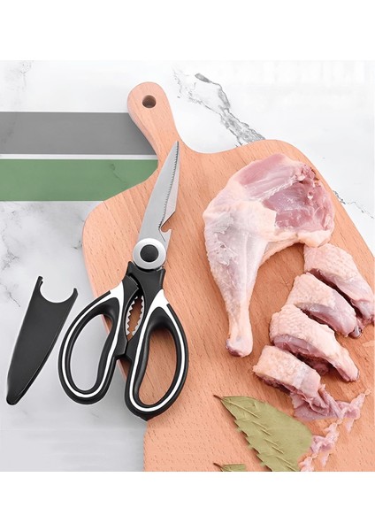 Tavuk Makası Çelik Mutfak Makası Açacak Kıracak Kesici Özelik 720766