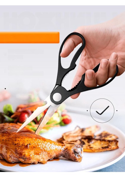 Tavuk Makası Çelik Mutfak Makası Açacak Kıracak Kesici Özelik 720766 fiyatları