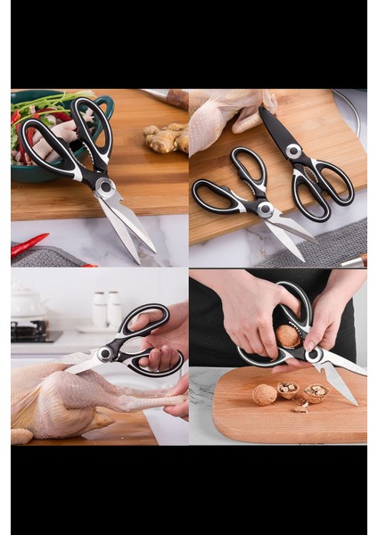 Tavuk Makası Çelik Mutfak Makası Açacak Kıracak Kesici Özelik 720766 fırsatları