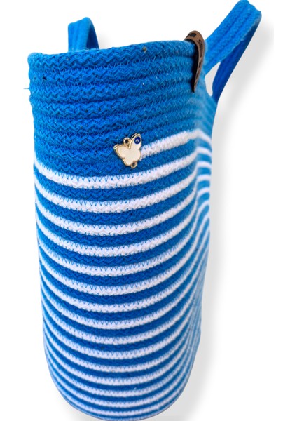 Ezo Beach, El Yapımı Renkli Kadın Plaj Çantası, Mavi Handmade Çanta, Kadın Günlük Çanta modelleri