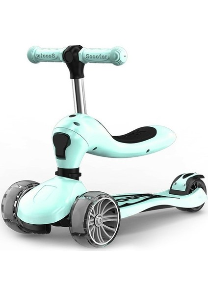 Buyfun 4 Tekerlekli Oturan Çocuk Scooter 1-2-6-8 Yaşında (Yurt Dışından)