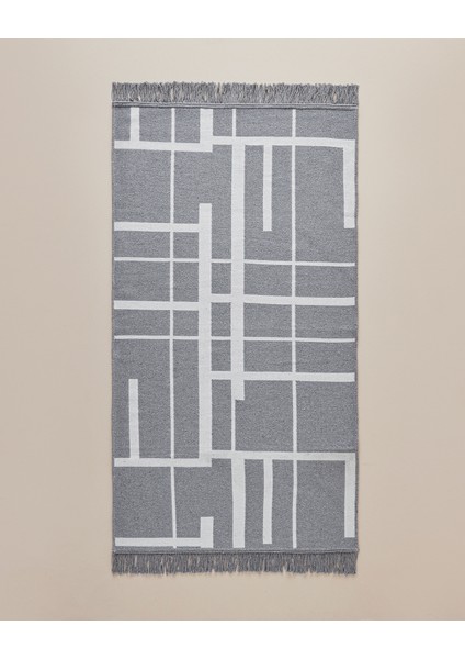 Smoky Dokuma Kilim 120x180 Cm Gri