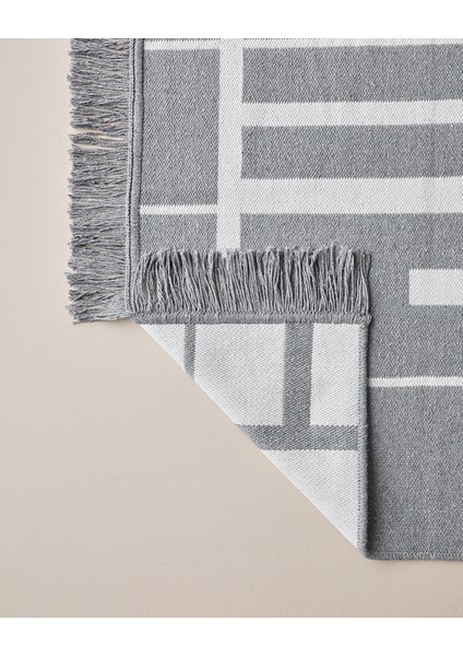 Smoky Dokuma Kilim 120x180 Cm Gri