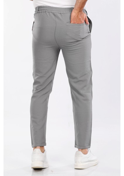 Duble Paça Silver Kumaş Jogger Pantolon