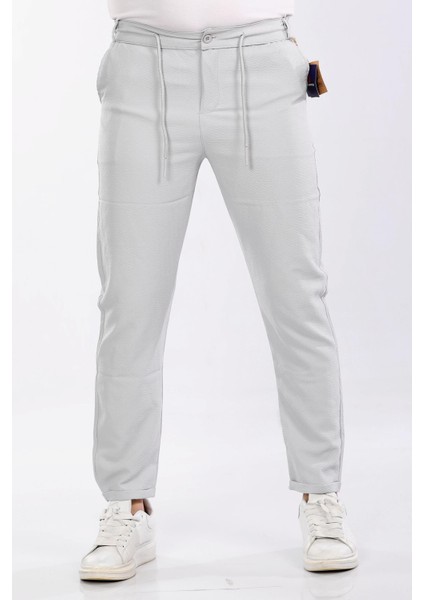 Duble Paça Silver Kumaş Jogger Pantolon