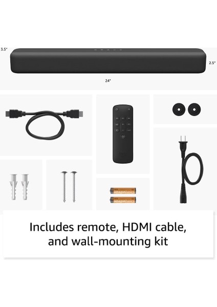 Fire Tv Soundbar 2.0 Dolby Audio