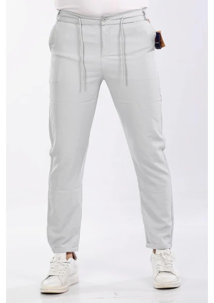 Duble Paça Silver Kumaş Jogger Pantolon