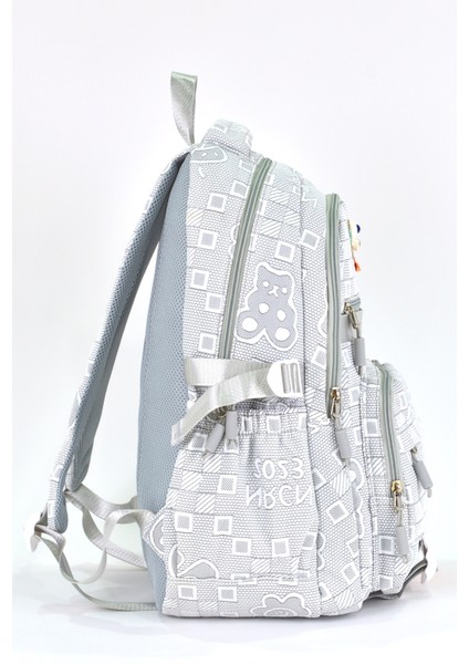 Kız Çocuk Ilkokul Sırt Çantası Çok Gözlü Okul Çantası 51630 modelleri