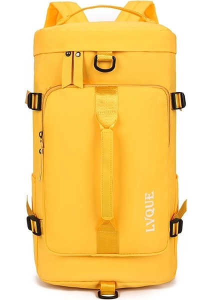 Büyük Kapasiteli Taşınabilir Sırt Çantası, Modaya Uygun Erkek Hafif Depolama Açık Varil Omuz Çantası (Yurt Dışından)