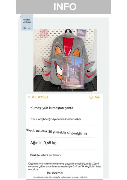 Gölge Sırt Çantası Çift Öğrenci Okul Çantası Kampüs Çantası (Yurt Dışından) indirimleri